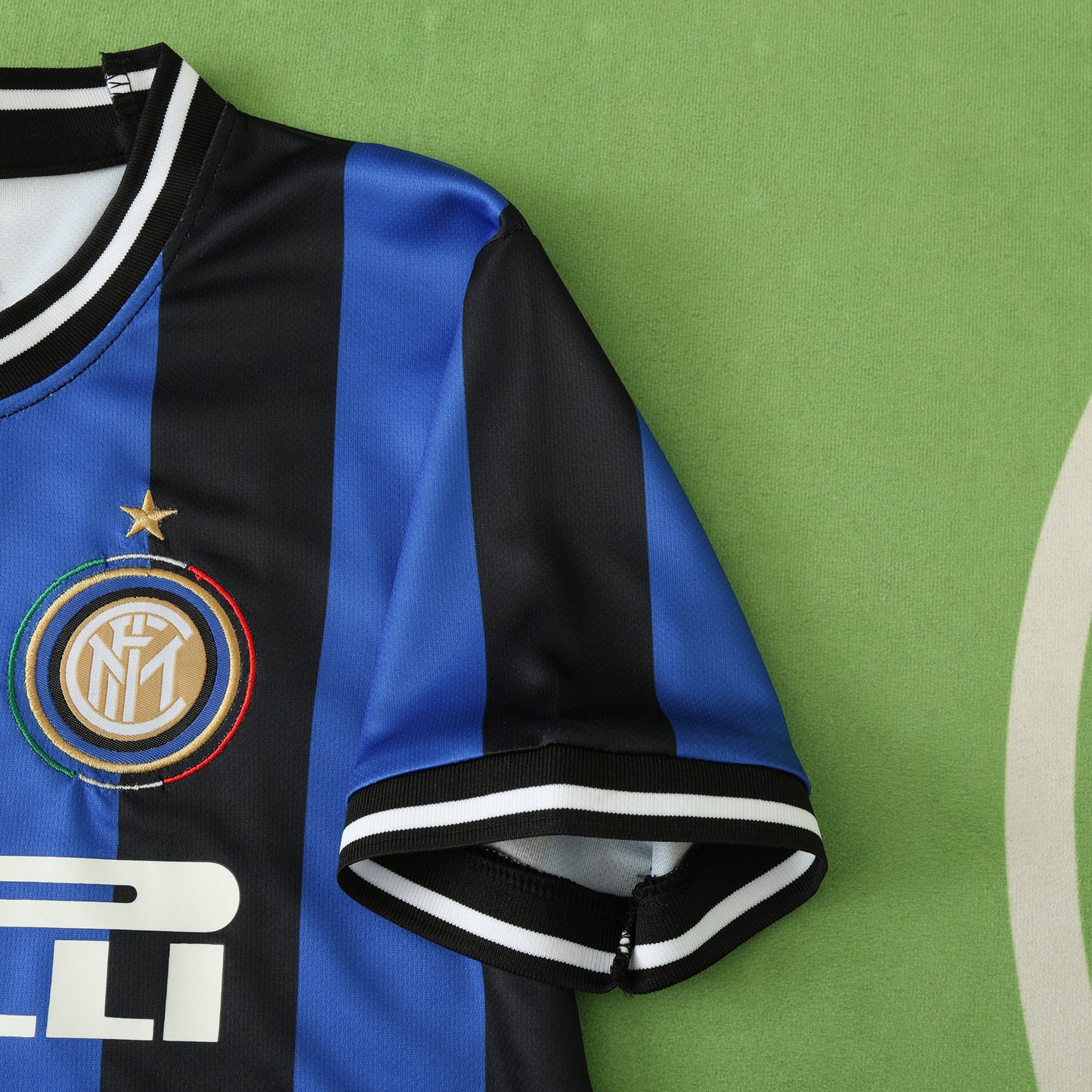 Inter Milan 09/10 Kids Home Football Kit – Jersey + Shorts