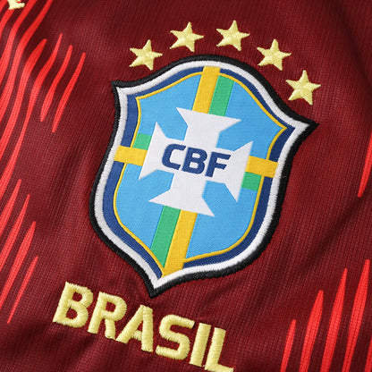 Brazil 2025/26 Red Concept Football Jersey