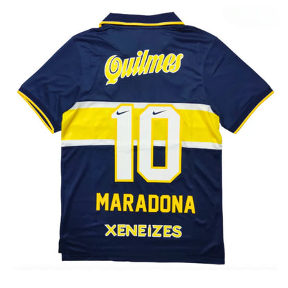 Boca Juniors 1996–97 Retro Home Football Jersey - MARADONA #10