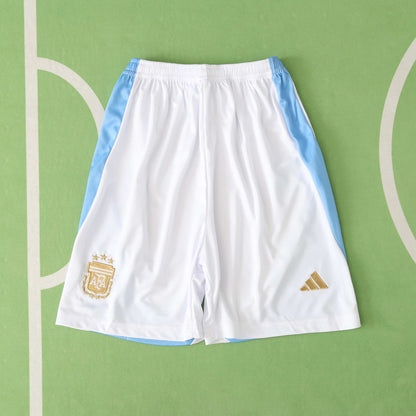 Argentina 2024/25 Kids Home Football Kit – Messi #10 (Jersey + Shorts)