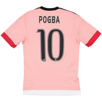 Juventus 2015/16 Pink Away Retro Football Jersey – Dybala #21 & Pogba #10