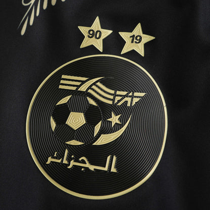 Algeria 2024/25 Concept Football Jersey – Fan Version Black & Gold