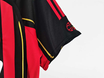 AC Milan 2006/07 Home Football Jersey – Kaka #22, Ronaldinho #80, Maldini #3