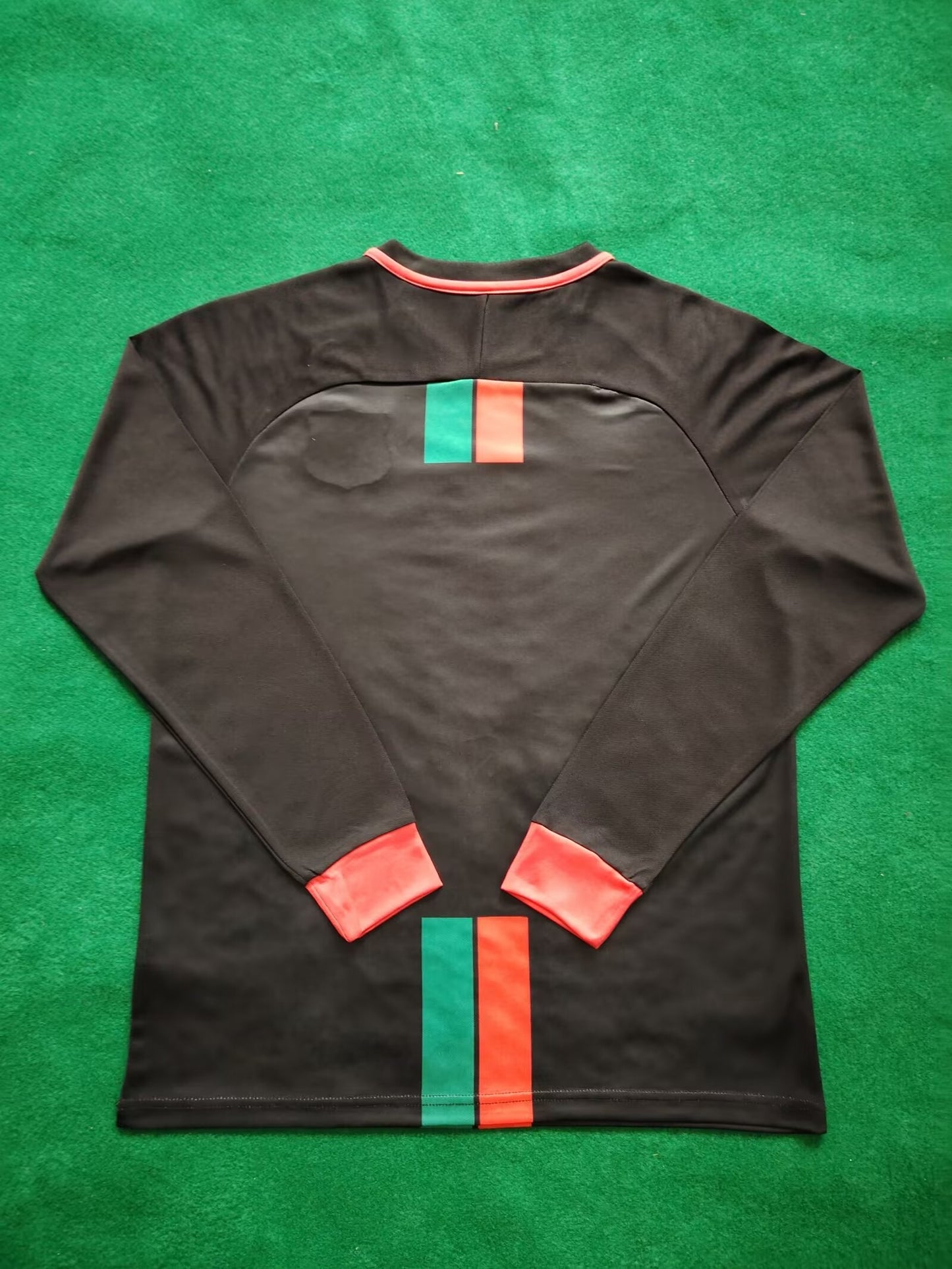 Palestine Home Football Jersey – Black Long Sleeve Edition