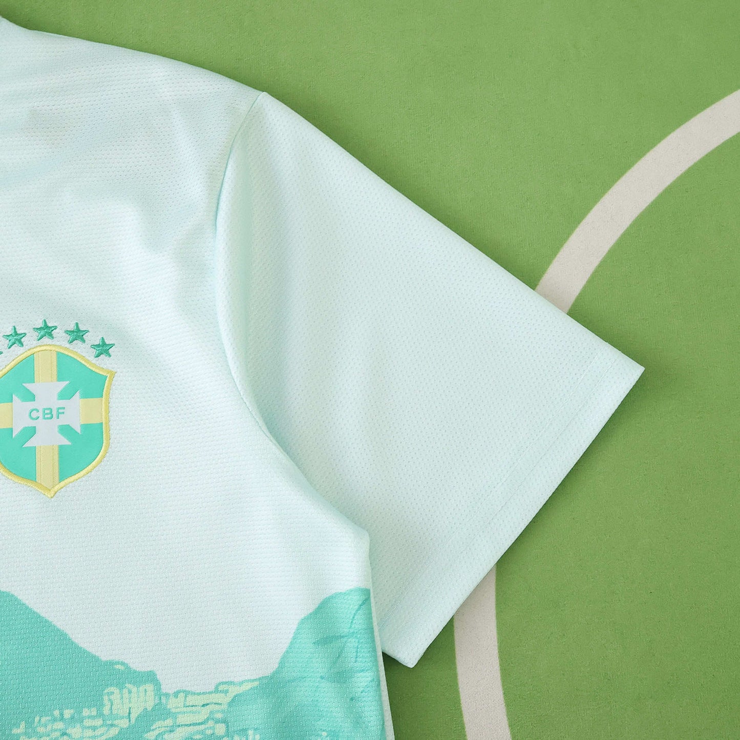 Brazil 2025/26 Jesus Fan Version Football Jersey – Rio de Janeiro Skyline Edition Green
