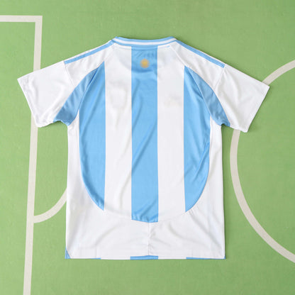 Argentina 2024/25 Kids Home Football Kit – Messi #10 (Jersey + Shorts)
