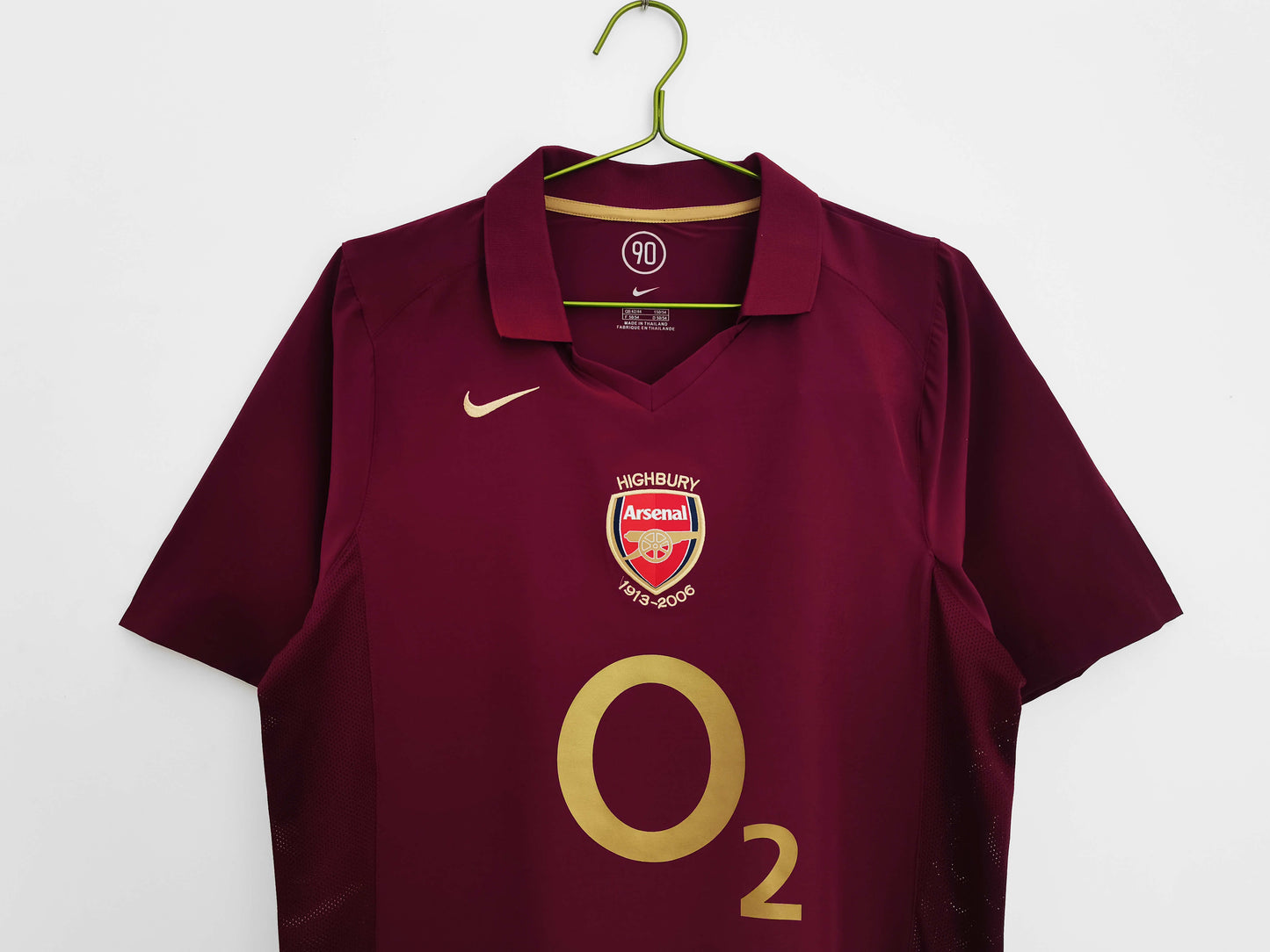 Arsenal 05/06 Home Football Jersey – Henry #14, Pires #7, Bergkamp #10