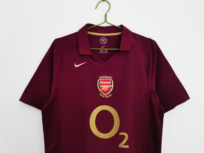 Arsenal 05/06 Home Football Jersey – Henry #14, Pires #7, Bergkamp #10