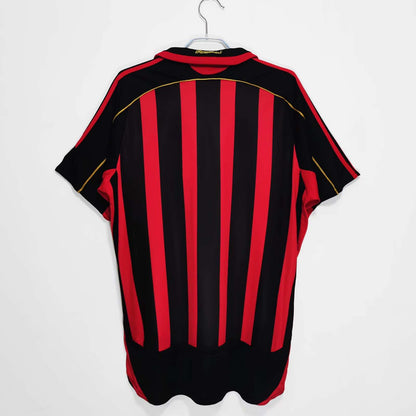 AC Milan 2006/07 home football jersey back
