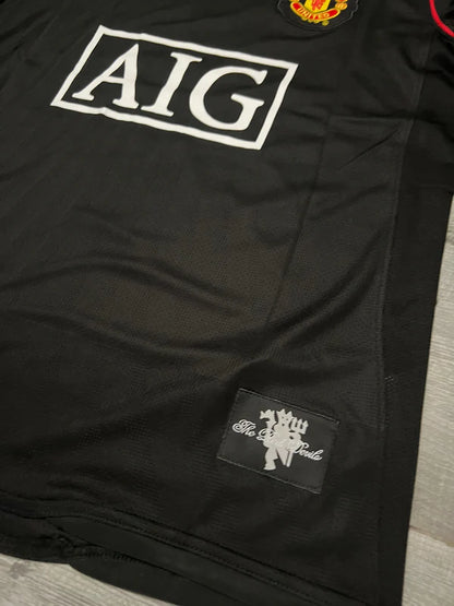 Manchester United 2007/08 Away Football Jersey – Ronaldo #7, Rooney #10