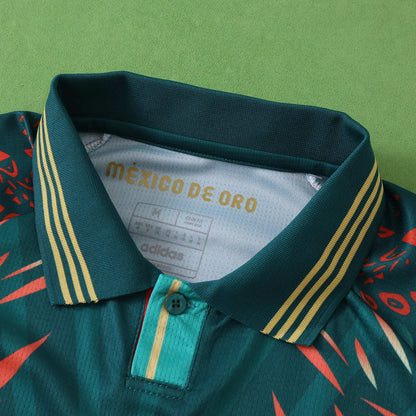 Mexico 2025 'De Oro' Special Edition Football Jersey – Aztec Eagle Design