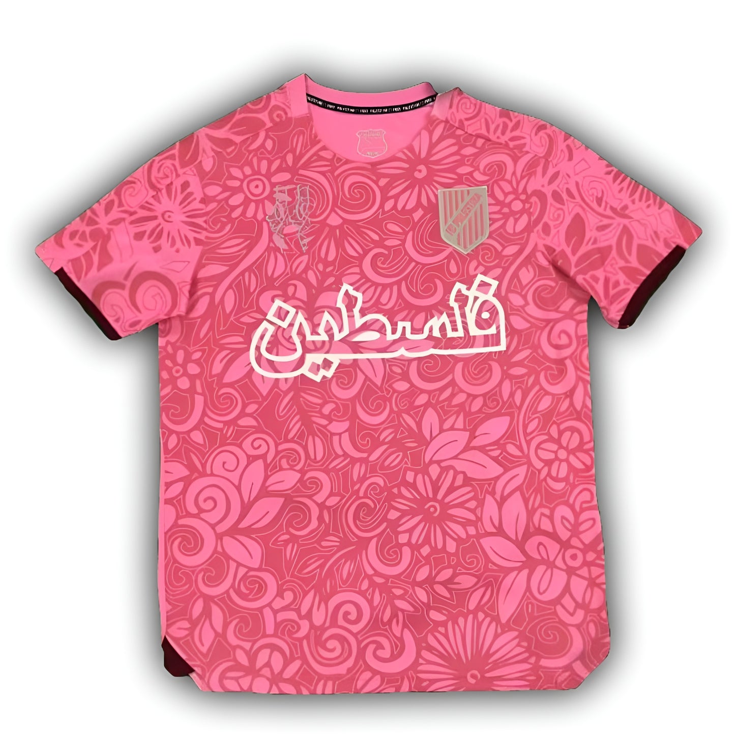 FC Palestina Pink Football Jersey – Special Edition with Arabic