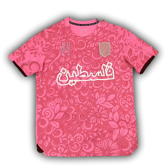 FC Palestina Pink Football Jersey – Special Edition with Arabic