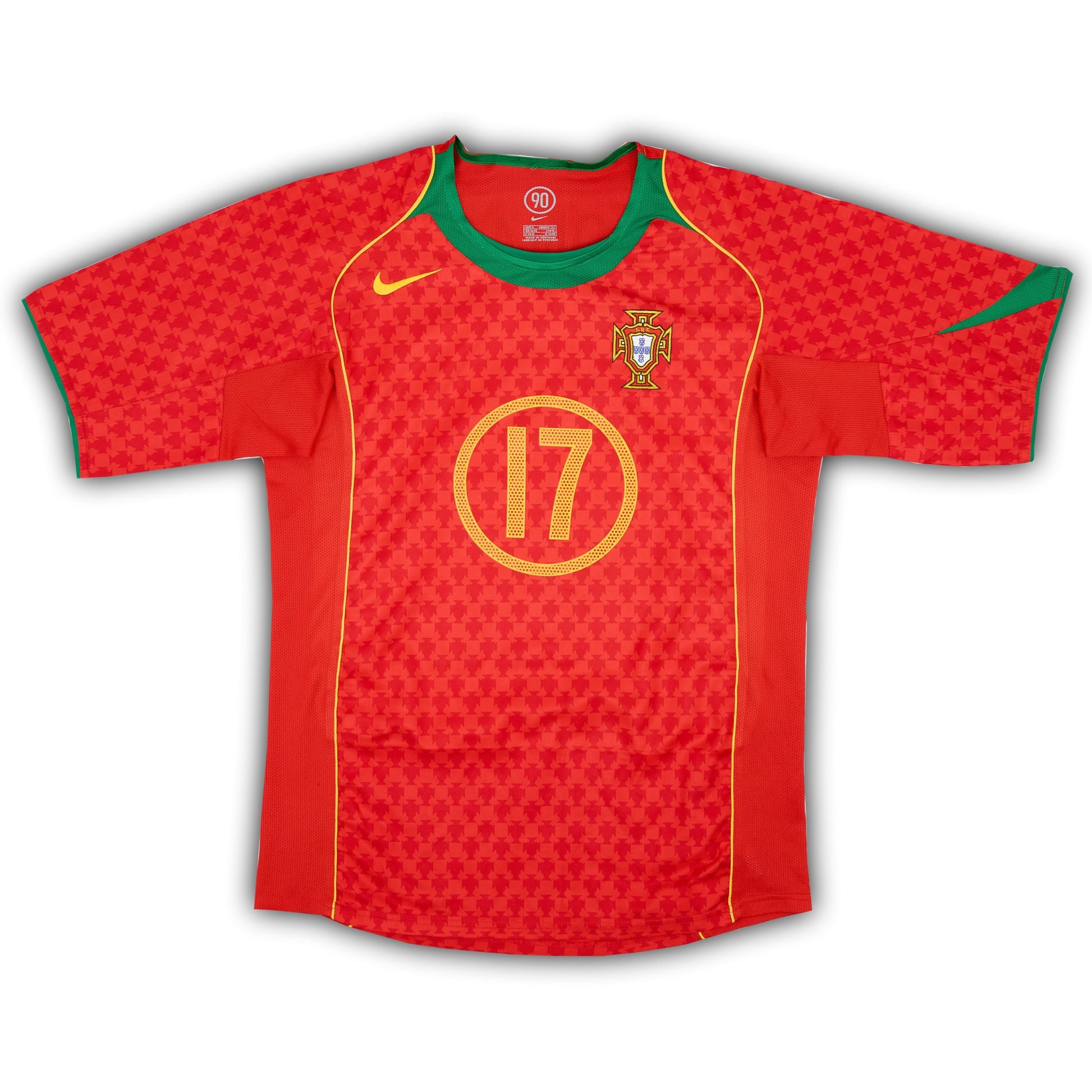 Portugal 2004 Home Jersey – Cristiano Ronaldo #17 Retro Shirt