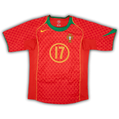 Portugal 2004 Home Jersey – Cristiano Ronaldo #17 Retro Shirt