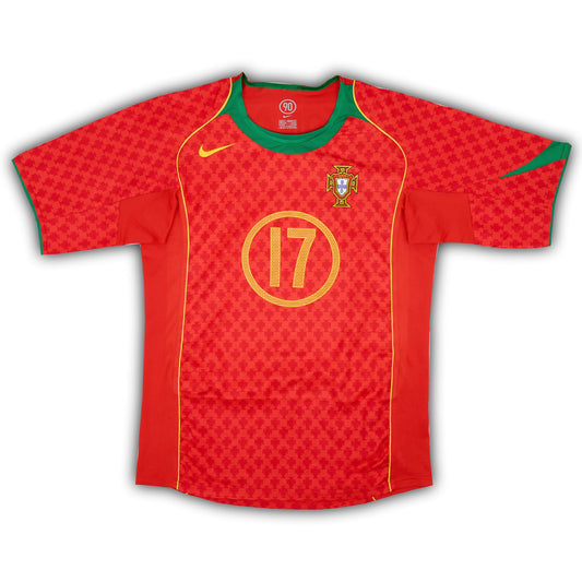 Portugal 2004 Home Jersey – Cristiano Ronaldo #17 Retro Shirt