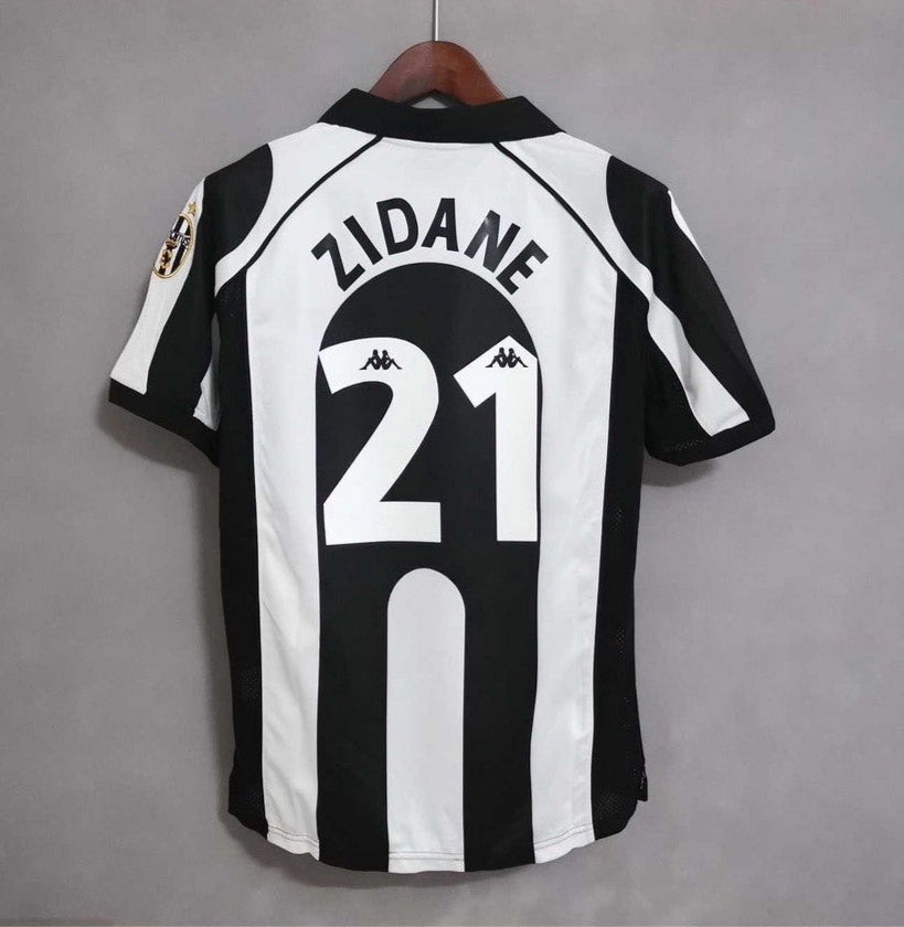 Juventus 1997/98 Home Football Jersey – Zidane #21, Del Piero #10, Inzaghi #9